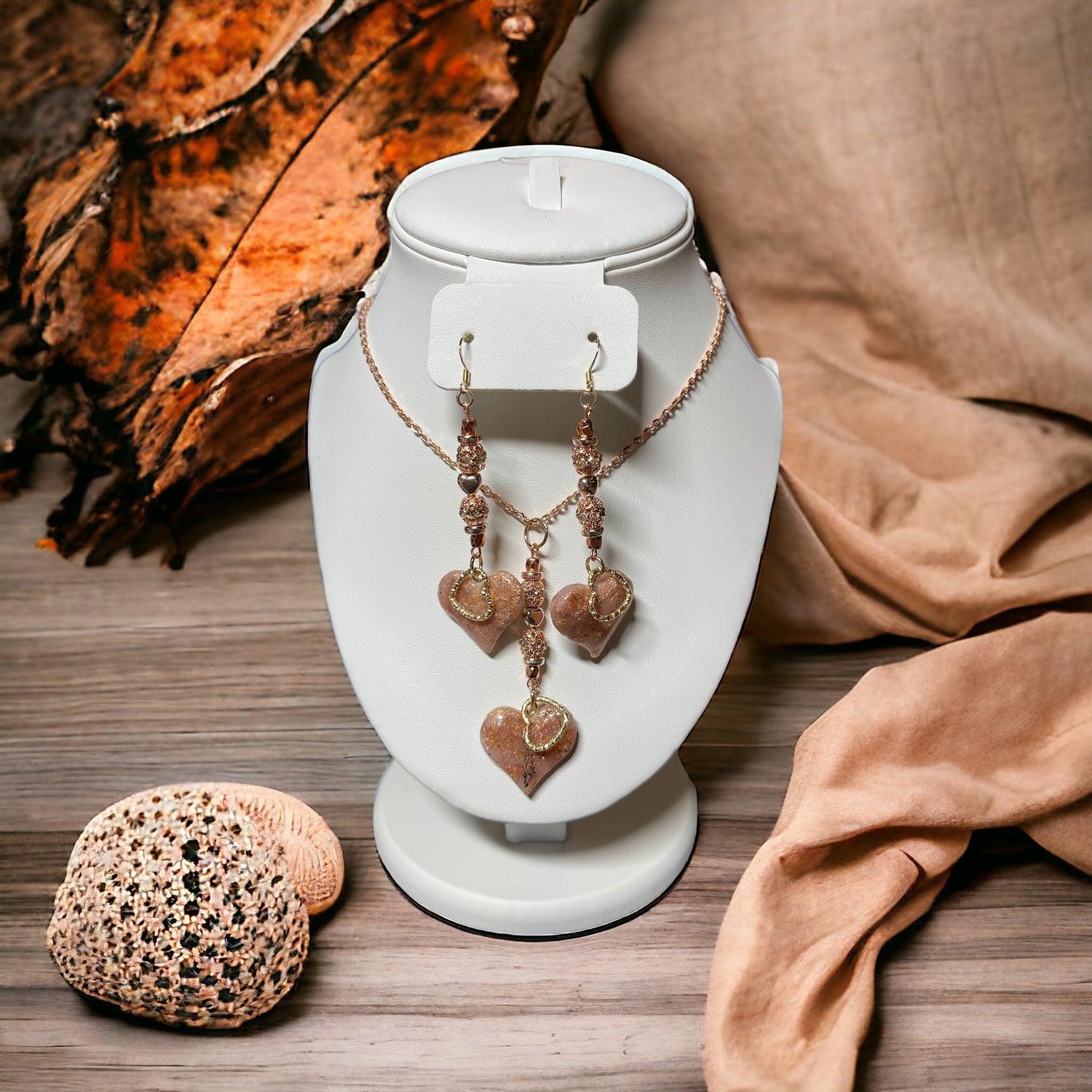 Rose Granite Jewelry Sets